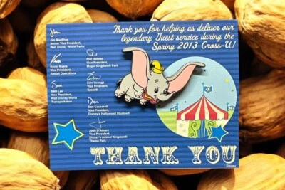 Walt Disney World - Cast Member 2013 Spring Cross-U Pin - Dumbo - Image 1 of 2