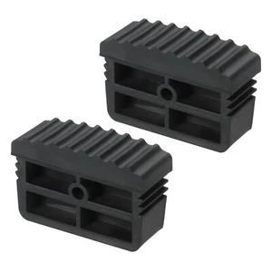 2pcs Ladder Feet Non Slip Extension Ladder Feet Rubber Pads Cover Black - Picture 1 of 6