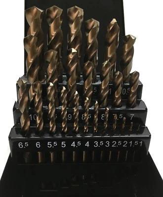 Hss-G Bohrer Co Spiralbohrer Satz Cobalt Metallbohrer Set Kobalt Edelstahl 1-13 - Bild 1 von 4