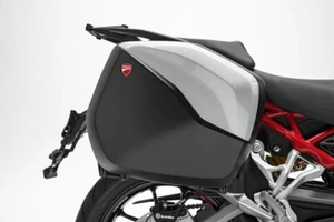 DUCATI Koffer Seitenkoffer Sidebags Gepäck Weiß Iceberg White MULTISTRADA V4 Neu - Bild 1 von 2