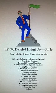 HP 50g - Instant Use Guide & Ref. (PDF Doc.) - Buyer's eMail Address Required - Picture 1 of 3