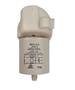 FILTRO ANTI DISTURBI 250VAC 50/60 Hz (MIFLEX X26-3) PER LAVASCIUGA AEG L8WEC166X - Imagen 1 de 6