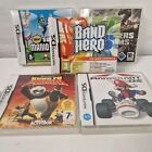 5 DS Games Bundle Band Hero Mario Kart Brothers IN Arms Kung fu Panda New Mario