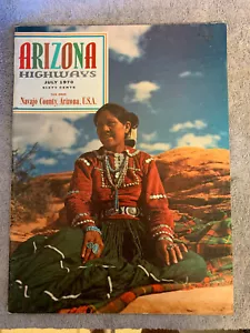 Arizona Highways July 1970,Navajo County,Land Of Mesas,Mountains, A Proud People - Picture 1 of 1