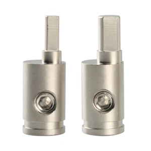 Brass Terminal Reducers Car Stereo Amp Connector Amplifier Wire Size Reducer - Photo 1/10