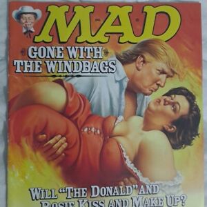 MAD  Magazine April 2007 Donald Trump Rosie Cover Satire Stocking Stuffer  VG