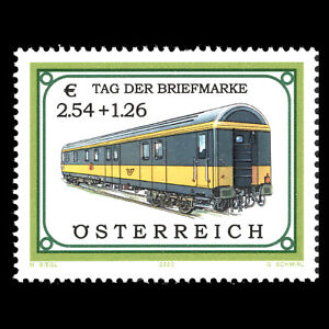 Austria 2003 - Day of the Stamp Trains Railroad - Sc B373 MNH