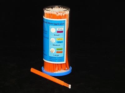 SMALL, MEDIUM, LARGE MICRO BRUSH APPLICATORS FOR EYELASH EXTENSION 100PCS - Image 1 of 2