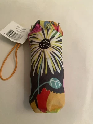 Cartera paraguas automática Vera Bradley Jazzy Blooms perfecta colorida retirada NUEVO Foto 1 de 3