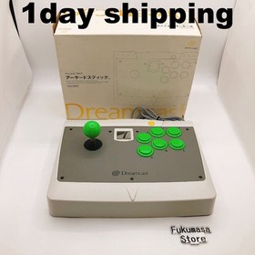 Sega Dreamcast Arcade Stick HKT-7300 Controller Box Japan Official DC Tested