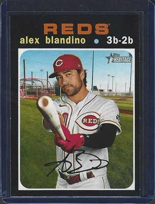 2020 Topps Heritage High Number - Alex Blandino #721 - Image 1 of 2