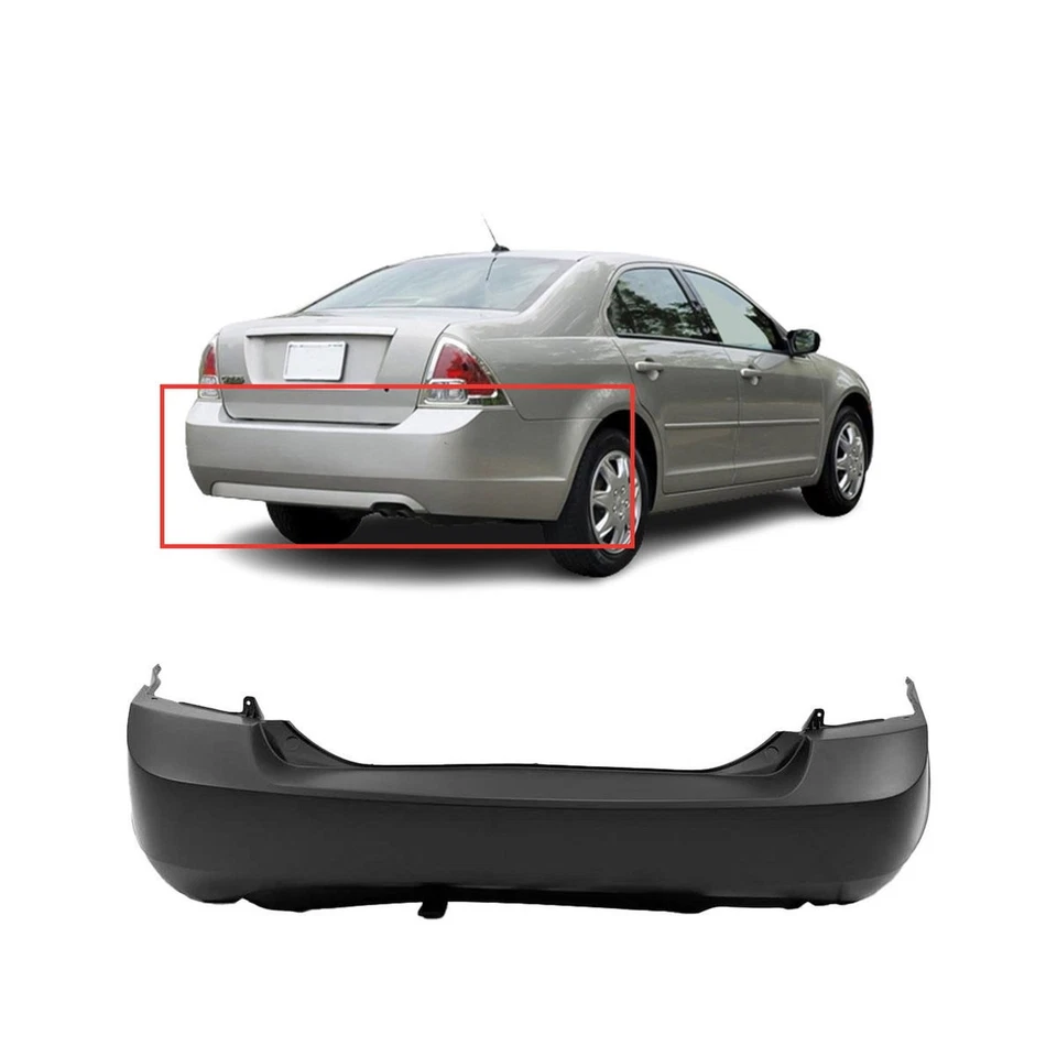 Rear Bumper Cover For 2006-2009 Ford Fusion S, SE, SEL w/ 2.3L Engine - Image 1 of 4
