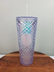 Starbucks Jeweled Bling 2022 Holiday Cold Iridescent Tumbler 24oz Venti & Straw - Bild 1 von 6