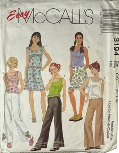3194 McCall's Sleeveless Pullover Top Pants Ruffled Skirt Size 12 14 16 - Picture 1 of 2