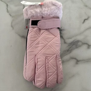 Vintage 3M Insulate Pink Gloves W/ Fur L/XL From K Mart - Picture 1 of 8