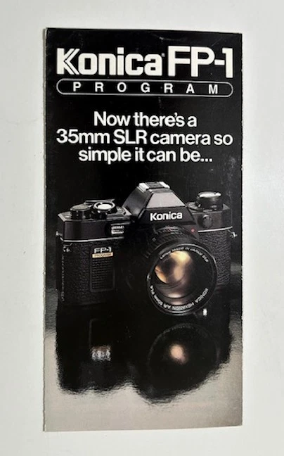 柯尼卡 FP-1 程序-彩色销售手册折叠 — 第 1/1 张图片