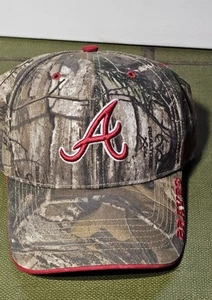 Atlanta Braves MLB Realtree Camouflage Cap Hat , 47 Brand - Picture 1 of 4