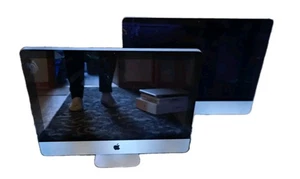 2x Apple I Mac 27 +21 Zoll an Bastler ohne Kabel wegen Spaßbieter wieder drin - Bild 1 von 11