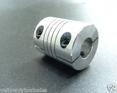 CNC.BZ 6MM X 12.7MM Flexible Ballscrew Shaft Clamp Coupler Coupling Linear Motion 1/2"