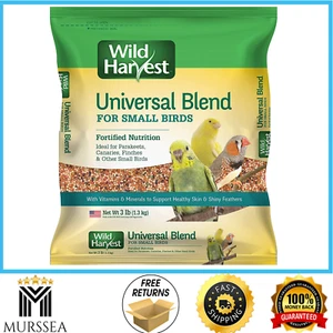 3Lb Small Bird Food-High Vitamin Seed Bird Food For Canaries, Parakeet , Finches - Picture 1 of 11