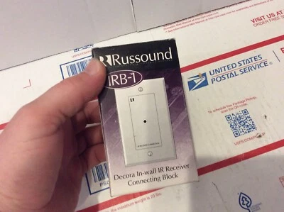 Bloque de conexión receptor IR en pared Russound IRB-1 Decora - Blanco - NUEVO Foto 1 de 4