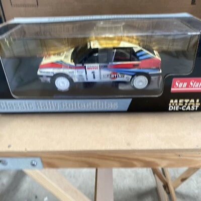 Sun Star Lancia Delta HF Intergrale 8v 1/18 Auriol Tour De Corse 1989 3112 - Image 1 of 4
