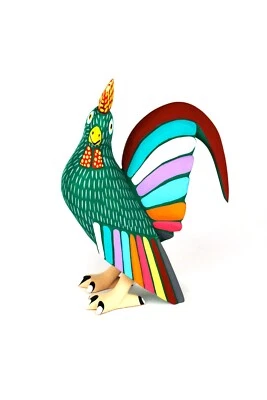 Oaxacan Wood Carving Armando Jimenez Rooster Oaxaca Mexican Folk Art Alebrije - Image 1 of 4