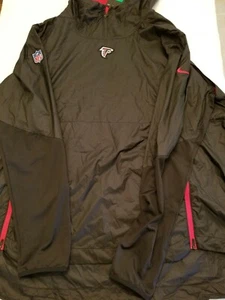 NIKE ATLANTA FALCONS NFL Rompevientos Pullover Chaqueta con Capucha Hombres Pequeña $110.00 - Imagen 1 de 9
