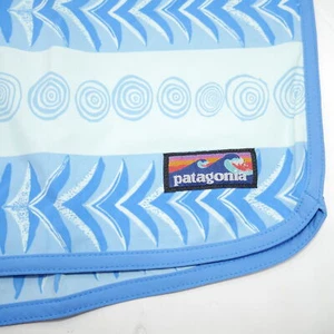 NUOVO Patagonia Uomo Taglia 40 Wavefarer Board Shorts UPF50+ Blu Stampa Hawaiana - Foto 1 di 6