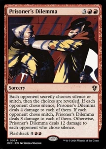 MTG - PRISONER'S DILEMMA - Karlov Manor Commander (R) - Picture 1 of 1