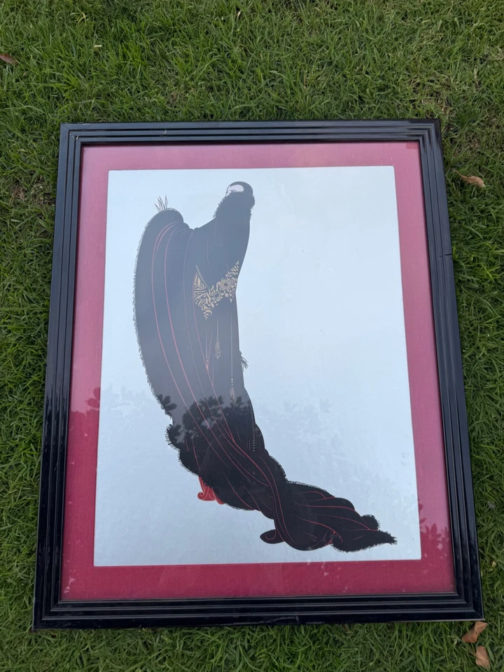 Serigrath on Foil paper by ERTE  (Soiree circa 1980) "  Hand Signed on bottom - Image 1 of 4