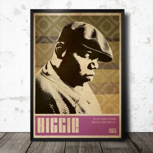 Póster artístico Biggie Smalls Hip Hop música rap Tupac Shakur gángster NWA Nas - Imagen 1 de 1