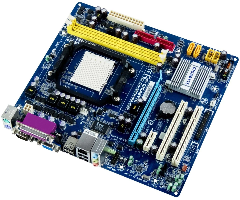 GIGABYTE GA-M61PME-S2P Socket AM2 2x DDR2 2x Pcie 2x PCI Matx - Image 1 of 2