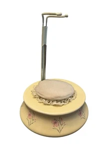 Vintage verstellbar Keramik drehbar Musik Puppe Ständer Display Halter Fell Elise - Bild 1 von 5