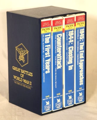Readers Digest-Great Battles of World War II-Victory in the Pacific (4-VHS Set) - Image 1 of 4