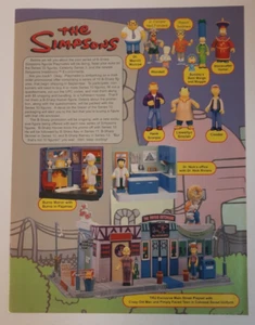 THE SIMPSONS Playmates Series 10 Figures toys ~ Magazine Preview Page 2002 - Picture 1 of 1
