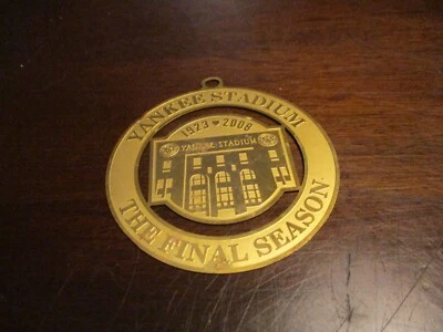Placa de cabide vintage 1923-2008 THE FINAL SEASON YANKEE STADIUM RECORDAÇÕES ESPORTIVAS - Imagem 1 de 4