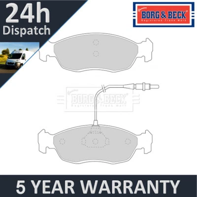 Fits Peugeot 306 1993-2001 106 1994-2003 Brake Pads Set Front Borg & Beck - Image 1 of 4