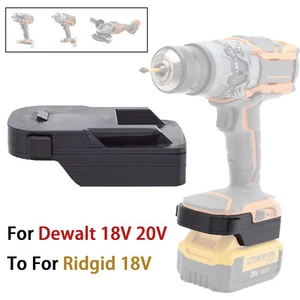 New Adapter For Dewalt 18V 20V Battery Convert To For Ridgid 18V Cordless Tools - Picture 1 of 10