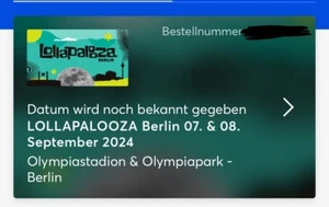 1x Lollapalooza WeekendTicket 07.09 + 08.09 - Bild 1 von 1