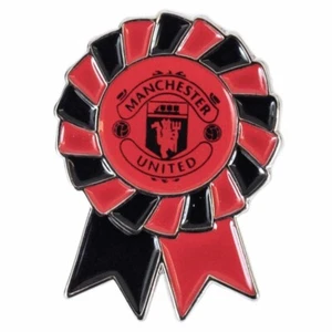 Insignia roseta Manchester United FC mercancía oficial - Imagen 1 de 4