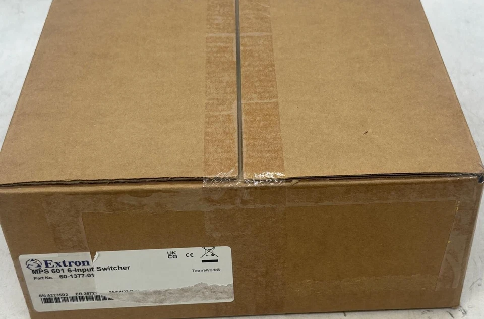 New Extron MPS 601 6-Input Switcher 60-1377-01 - Image 1 of 2