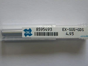 Taladro espiral OSG tipo EX-SUS-GDS 4,93 mm, HSS-Co ESTAÑO - Imagen 1 de 3