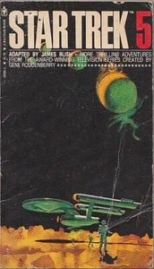 STAR TREK 5 JAMES BLISH 1978 THE ENTERPRISE DR SPOCK CAPTAIN KIRK SCI-FI SPACE - Picture 1 of 1