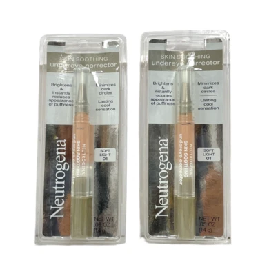 Neutrogena Corrector Suavizante Piel Subye (0.05oz| 01 Luz Suave) NUEVO LOTE DE 2 Foto 1 de 2