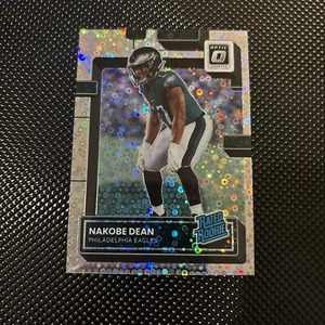 Panini Donruss 2022 clasificación óptica círculos plateados Prizm/125 Nakobe Dean novato radiocontrol - Imagen 1 de 2