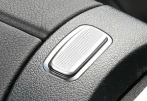 For Benz GLB 2020-2022 Aluminum Silver Console Armrest Box Button Cover Sticker - Picture 1 of 5