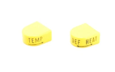 Juego de perillas de control de temperatura color amarillo para Volkswagen Type1 Bug & Thing Foto 1 de 4