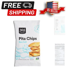 Premium Quality Sea Salt Pita Chips - 9 Ounce Snack Size - Crave the Difference - Picture 1 of 6