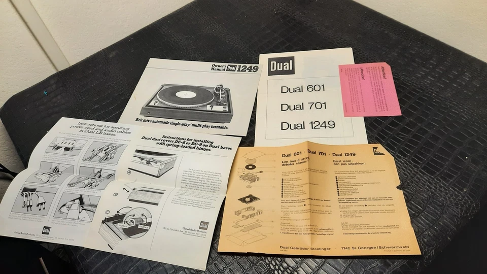 Manual del propietario Dual 1249 Foto 1 de 4